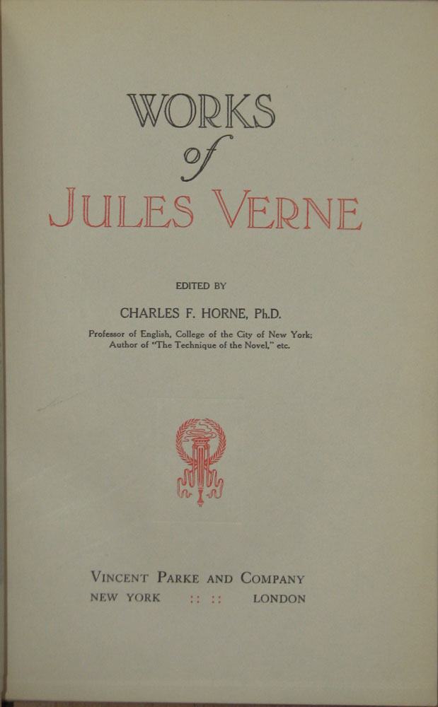 Vincent Parke -Title Page-