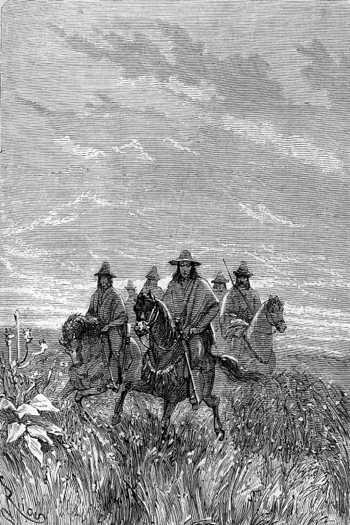 The rode quickly over the firm ground