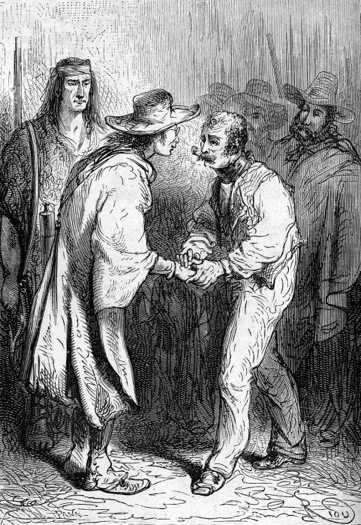 “Ah! Enchanté! Bienvenu! Bienvenu!” The Commandant shook Paganel’s hand with alarming vigor. “Suis Français aussi,” he added.
