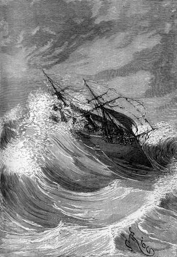 The ‘Duncan’ surged forward under this piece of cloth