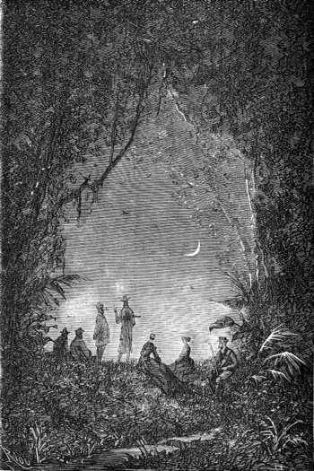 The night caught them half a mile from camp