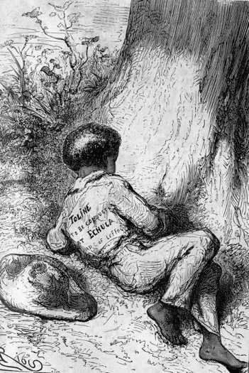 A native child…slept peacefully