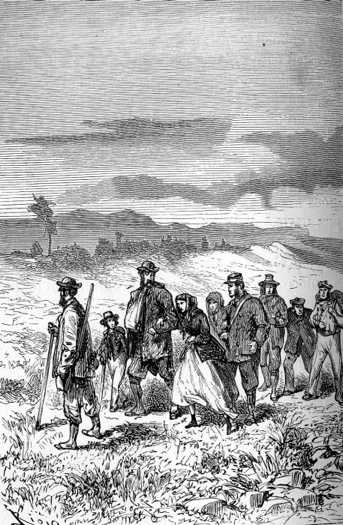 The young women dragged themselves along, almost unable to walk